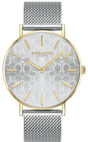 Coach Perry Silver Dial Silver Mesh Bracelet Watch for Women - 14503387 Buy Now By Coach