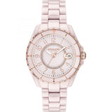 Coach Preston Pink Dial Pink Steel Strap Watch for Women - 14503465 Buy Now By Coach