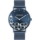 Coach Perry Blue Dial Blue Mesh Bracelet Watch for Women - 14503824 Buy Now By Coach