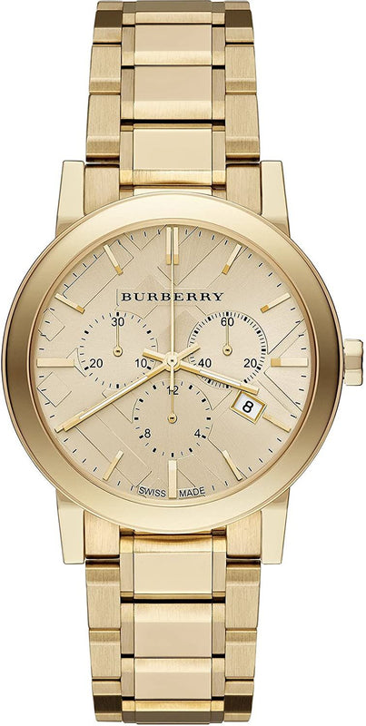Burberry The City Gold Dial Gold Steel Strap Watch for Women - BU9753 Buy Now By Burberry
