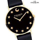 Coach Perry Black Dial Black Leather Strap Watch for Women - 14503042 Buy Now By Coach
