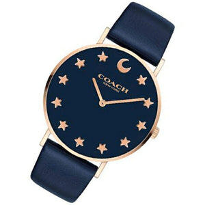 Coach Perry Navy Blue Dial Blue Leather Strap Watch for Women - 14503043 Buy Now By Coach