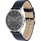 Coach Charles Grey Dial Black Leather Strap Watch for Men - 14602150 Buy Now By Coach