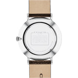 Coach Charles Black Dial Brown Leather Strap Watch for Women - 14602156 Buy Now By Coach