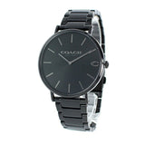 Coach Charles Black Dial Black Steel Strap Watch for Men - 14602431 Buy Now By Coach
