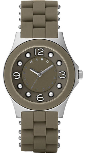 Marc Jacobs Pelly Grey Dial Grey Silicone Strap Watch for Women - MBM2539 Buy Now By Marc Jacobs
