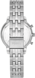 Fossil Neutra Chronograph Silver Dial Silver Steel Strap Watch for Women - ES5217 Buy Now By Fossil