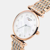 Longines La Grande Classique De Longines Diamonds Mother of Pearl Dial Two Tone Mesh Bracelet Watch for Women - L4.209.1.97.7 Buy Now By Longines