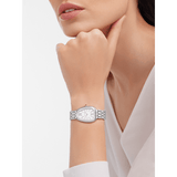 Bvlgari Serpenti Seduttori Quartz White Dial Silver Steel Strap Watch for Women - SERPENTI103141 Buy Now By Bvlgari