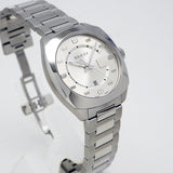 Gucci GG2570 Silver Dial Silver Steel Strap Watch For Men - YA142308 Buy Now By Gucci
