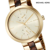 Michael Kors Garner Multifunction Gold Dial Two Tone Steel Strap Watch For Women - MK6471 Buy Now By Michael Kors