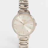 Hugo Boss Signature Gold Dial Gold Stainless Steel Strap Watch for Women - 1502540 Buy Now By Hugo Boss