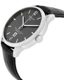 Tissot Chemin Des Tourelles Powermatic 80 Black Dial Black Leather Strap Watch For Men - T099.407.16.447.00 Buy Now By Tissot