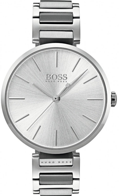 Hugo Boss Allusion Quartz Silver Dial Silver Steel Strap Watch For Women - 1502414 Buy Now By Hugo Boss