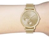 Hugo Boss Infinity Gold Dial Gold Mesh Bracelet Watch for Women - 1502520 Buy Now By Hugo Boss