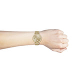 Hugo Boss Infinity Gold Dial Gold Mesh Bracelet Watch for Women - 1502520 Buy Now By Hugo Boss