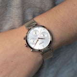 Hugo Boss Flawless White Dial Gold Mesh Bracelet Watch for Women - 1502553 Buy Now By Hugo Boss