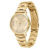 Hugo Boss Prima Gold Dial Gold Steel Strap Watch for Women - 1502572 Buy Now By Hugo Boss