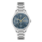 Hugo Boss Grand Course Blue Dial Silver Steel Strap Watch for Women - 1502583 Buy Now By Hugo Boss