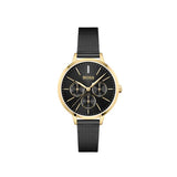 Hugo Boss Symphony Black Dial Black Mesh Bracelet Watch for Women - 1502601 Buy Now By Hugo Boss