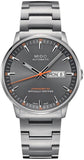 Mido Commander II Automatic Chronometer Grey Dial Silver Steel Strap Watch For Men - M021.431.11.061.01 Buy Now By Mido