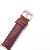Daniel Wellington Classic Suffolk White Dial Brown Leather Strap Watch For Men - DW00100122 Buy Now By Daniel Wellington