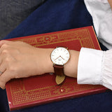 Daniel Wellington Classic Suffolk White Dial Brown Leather Strap Watch For Men - DW00100122 Buy Now By Daniel Wellington