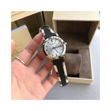 Burberry The City White Dial Black Haymarket Leather Strap Watch for Women - BU9150 Buy Now By Burberry
