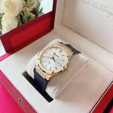 Salvatore Ferragamo F-80 Classic White Dial Brown Leather Strap Watch for Men - SFDT00819 Buy Now By Salvatore Ferragamo