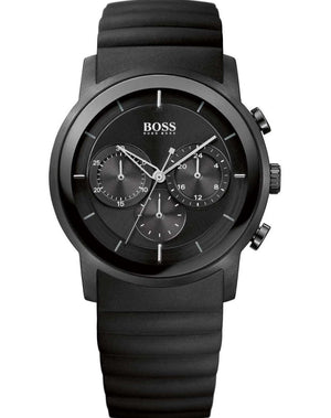 Hugo Boss Modern Black Dial Black Rubber Strap Watch for Men - 1512639 Buy Now By Hugo Boss