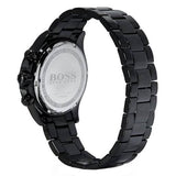 Hugo Boss Ikon Chronograph Black Dial Black Steel Strap Watch for Men - 1512961 Buy Now By Hugo Boss
