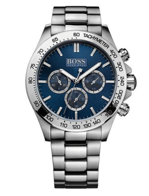 Hugo Boss Ikon Blue Dial Silver Steel Strap Watch for Men - 1512963 Buy Now By Hugo Boss