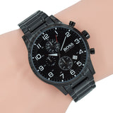 Hugo Boss Chronograph Black Dial Black Steel Strap Watch for Men - 1513180 Buy Now By Hugo Boss