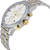 Hugo Boss Areoliner Chronograph White Dial Two Tone Steel Strap Watch for Men - 1513236 Buy Now By Hugo Boss