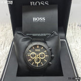 Hugo Boss Ikon Black Dial Black Steel Strap Watch for Men - 1513278 Buy Now By Hugo Boss