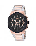 Hugo Boss Supernova Black Dial Two Tone Steel Strap Watch for Men - 1513358 Buy Now By Hugo Boss