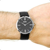 Hugo Boss Jackson Black Dial Black Leather Strap Watch for Men - 1513369 Buy Now By Hugo Boss