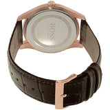 Hugo Boss Ambassador Grey Dial Brown Leather Strap Watch for Men - 1513387 Buy Now By Hugo Boss