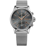 Hugo Boss Jet Chronograph Grey Dial Silver Mesh Bracelet Watch for Men - 1513440 Buy Now By Hugo Boss