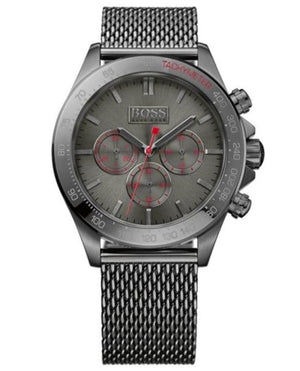 Hugo Boss Ikon Grey Dial Grey Mesh Bracelet Watch for Men - 1513443 Buy Now By Hugo Boss