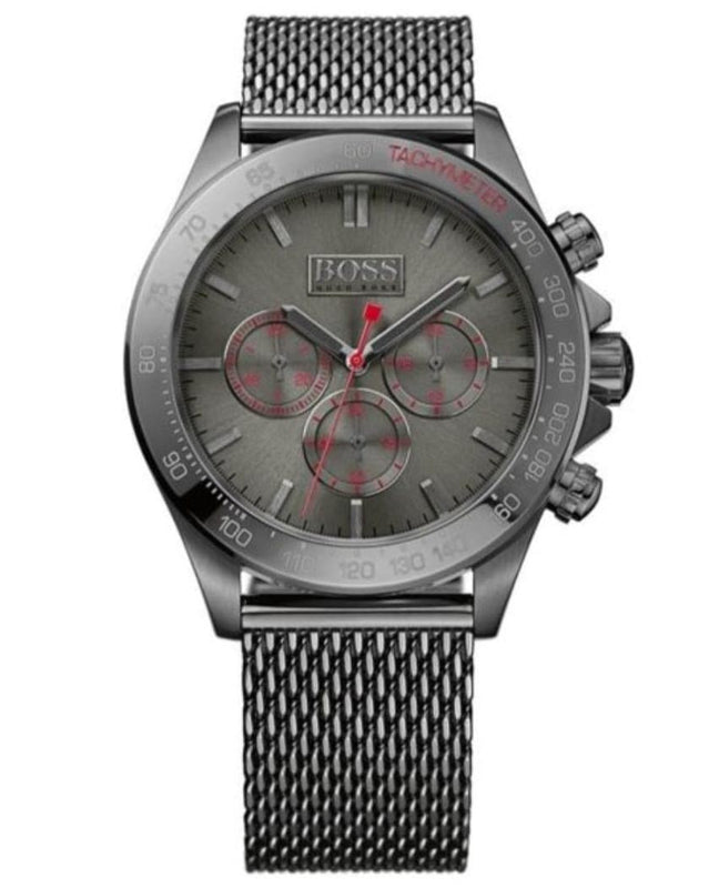 Hugo Boss Ikon Grey Dial Grey Mesh Bracelet Watch for Men - 1513443 Buy Now By Hugo Boss