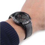 Hugo Boss Rafale Chronograph Grey Dial Black Leather Strap Watch For Men - HB1513445 Buy Now By Hugo Boss