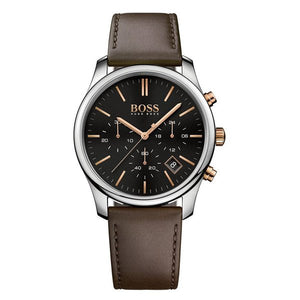 Hugo Boss Time One Black Dial Brown Leather Strap Watch for Men - 1513448 Buy Now By Hugo Boss