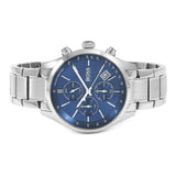Hugo Boss Grand Prix Blue Dial Silver Steel Strap Watch for Men - 1513478 Buy Now By Hugo Boss