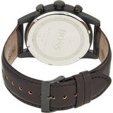 Hugo Boss Navigator Black Dial Black Leather Strap Watch for Men - 1513497 Buy Now By Hugo Boss