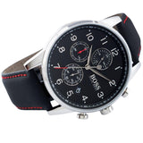 Hugo Boss Navigator Black Dial Black Leather Strap Watch for Men - 1513535 Buy Now By Hugo Boss