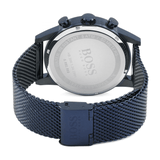 Hugo Boss Navigator Chronograph Blue Dial Blue Mesh Bracelet Watch for Men - 1513538 Buy Now By Hugo Boss