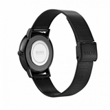 Hugo Boss Horizon Quartz Black Dial Black Mesh Bracelet Watch For Men - 1513542 Buy Now By Hugo Boss