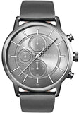 Hugo Boss Architectural Grey Dial Grey Leather Strap Watch for Men - 1513570 Buy Now By Hugo Boss