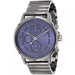 Hugo Boss Architectural Blue Dial Grey Steel Strap Watch for Men - 1513574 Buy Now By Hugo Boss